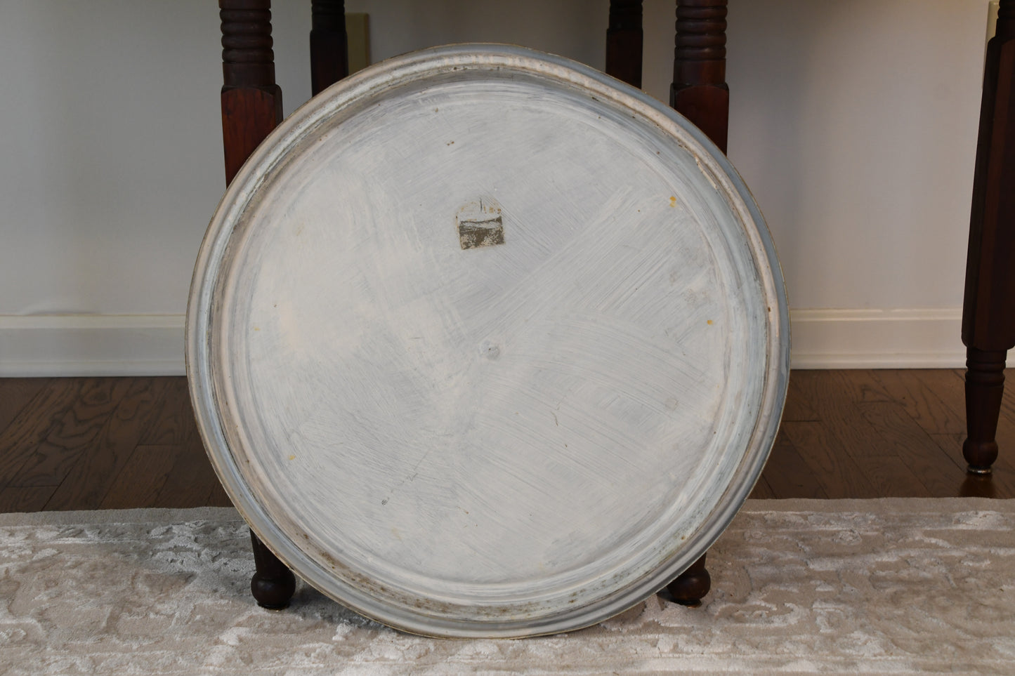 Vintage English Setter Oil Painting on Tin