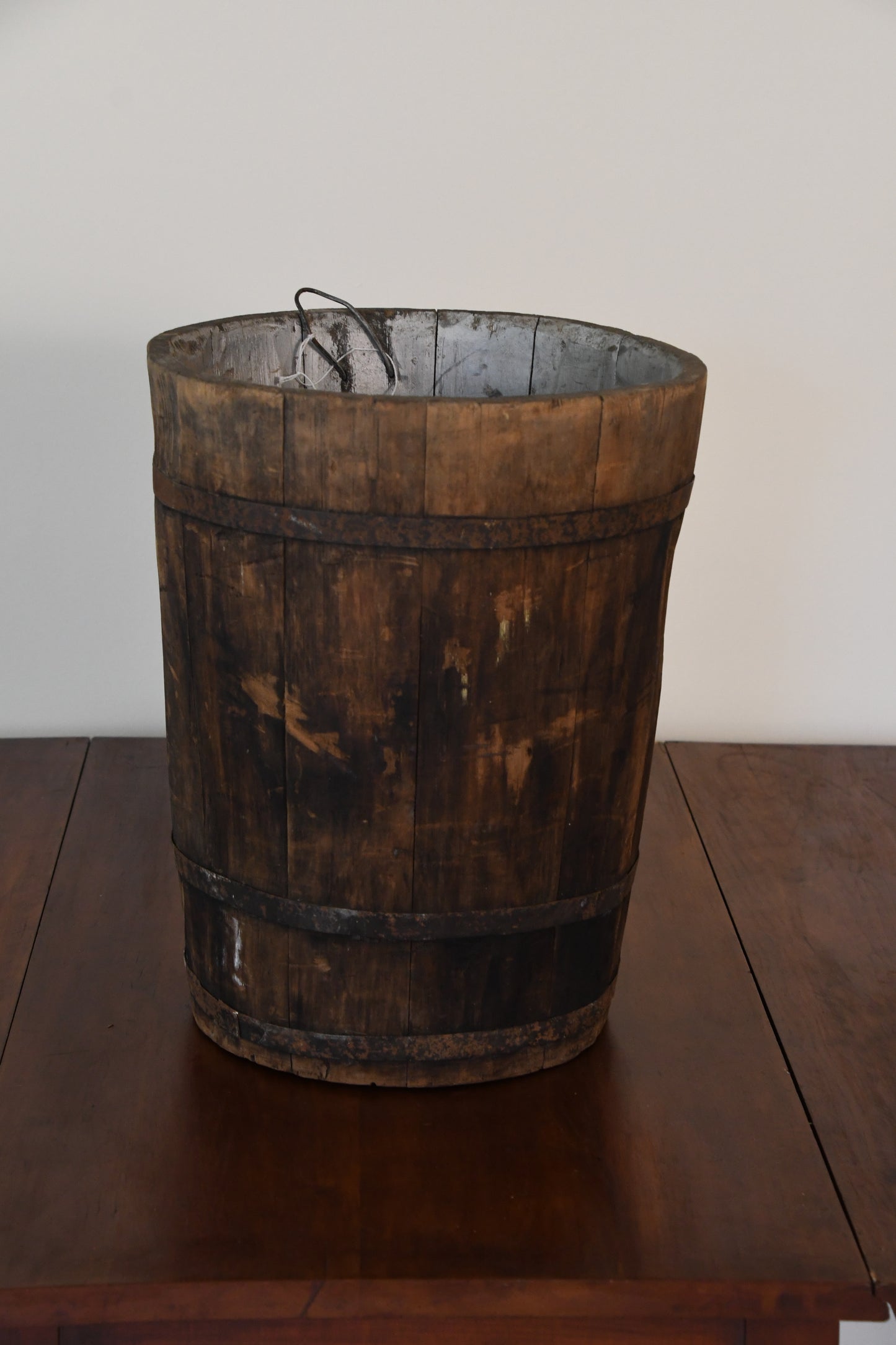 Antique Wooden Sap Bucket