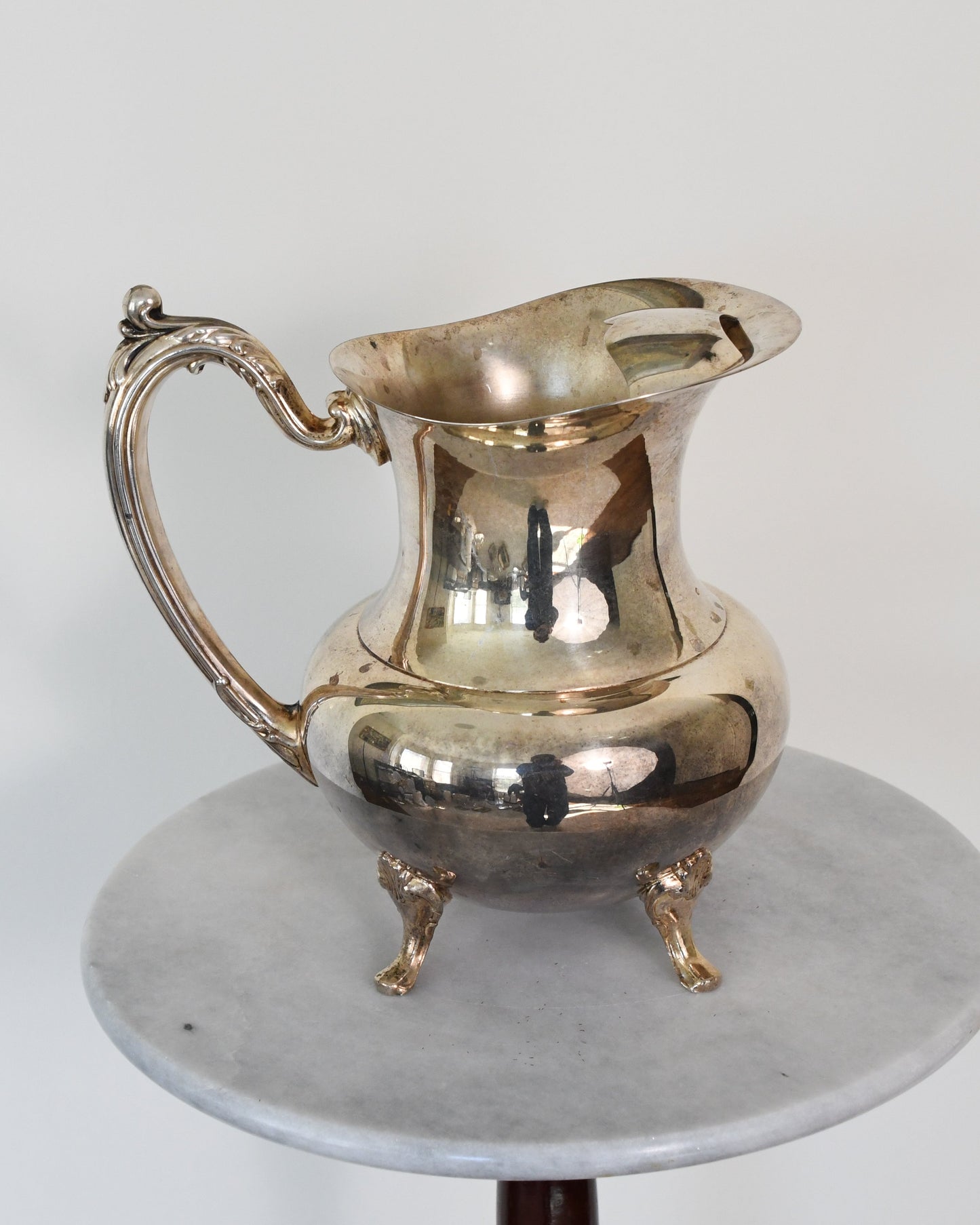Vintage Silver Plated Water Pitcher