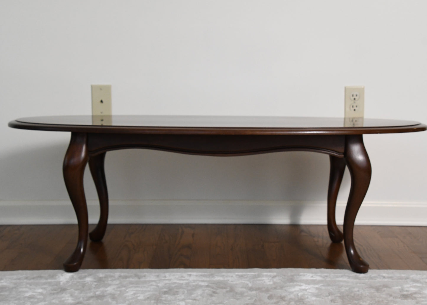 Vintage Oval Coffee Table