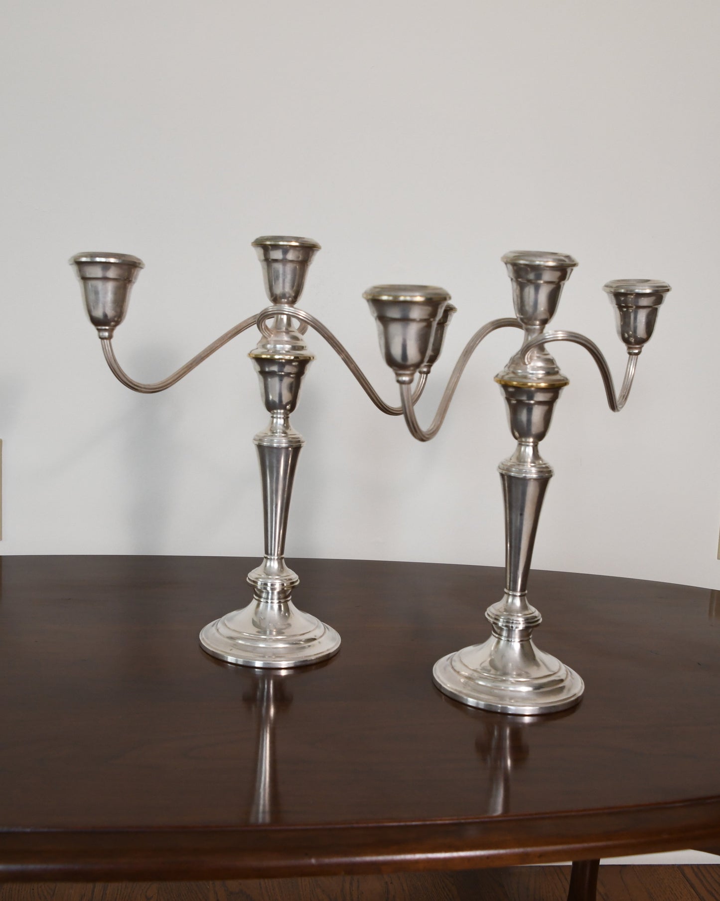Silver Plated Candelabras - Set of 2