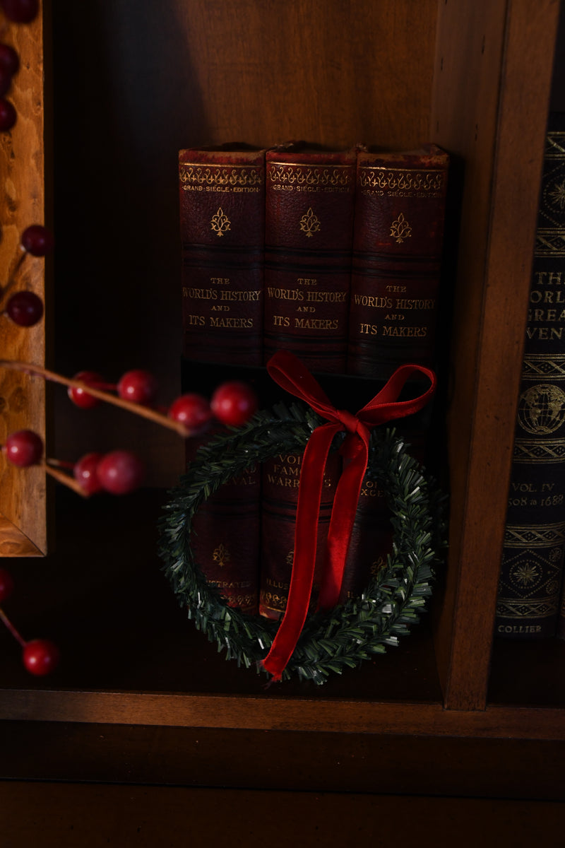 Trio of Red Vintage Books