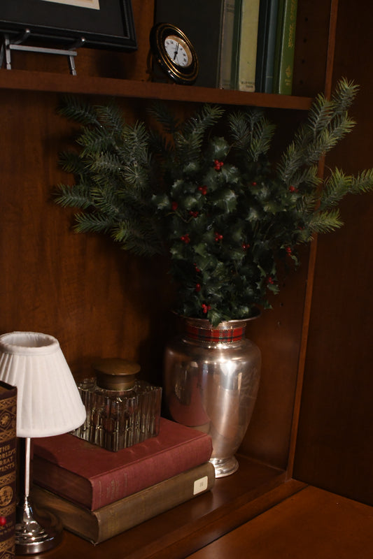 Vintage Restoration Hardware Silver Plated Vase - Set of Two