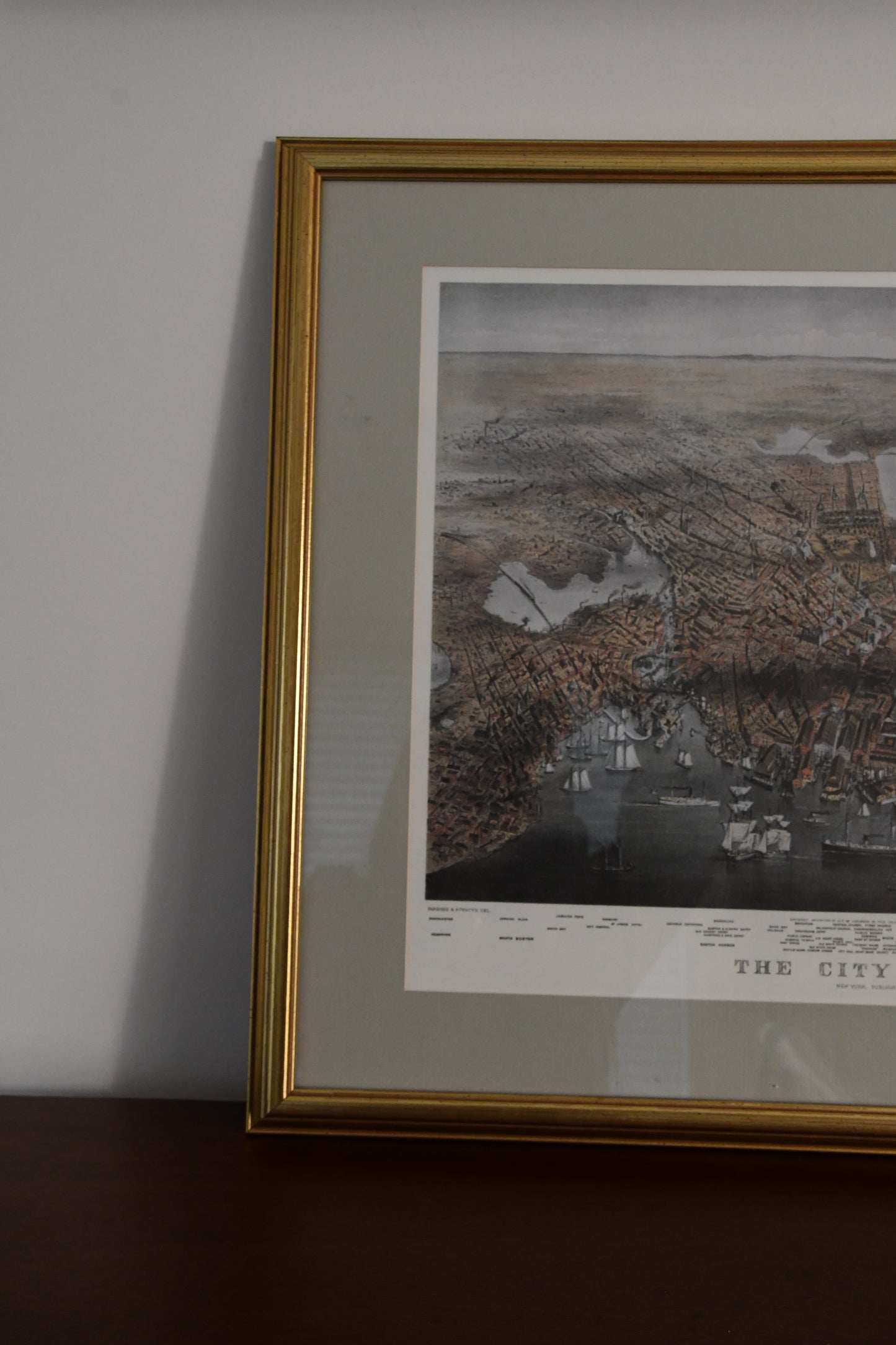 Vintage Map of Boston