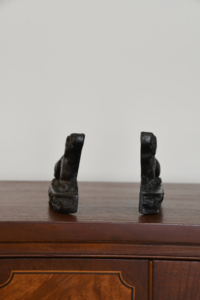 Vintage Cast Iron Dogs - Set of 2