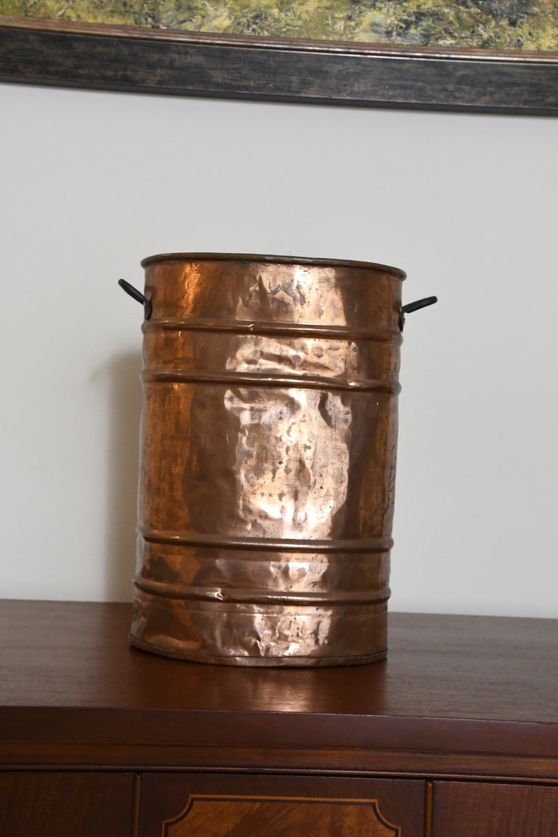 Vintage Copper Bin