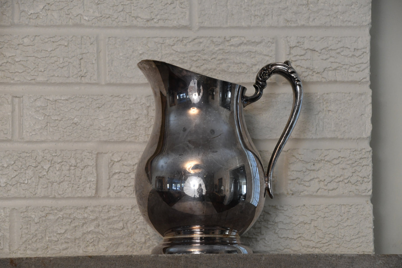 Vintage Silverplated Water Jug