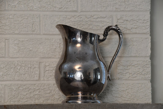 Vintage Silverplated Water Jug