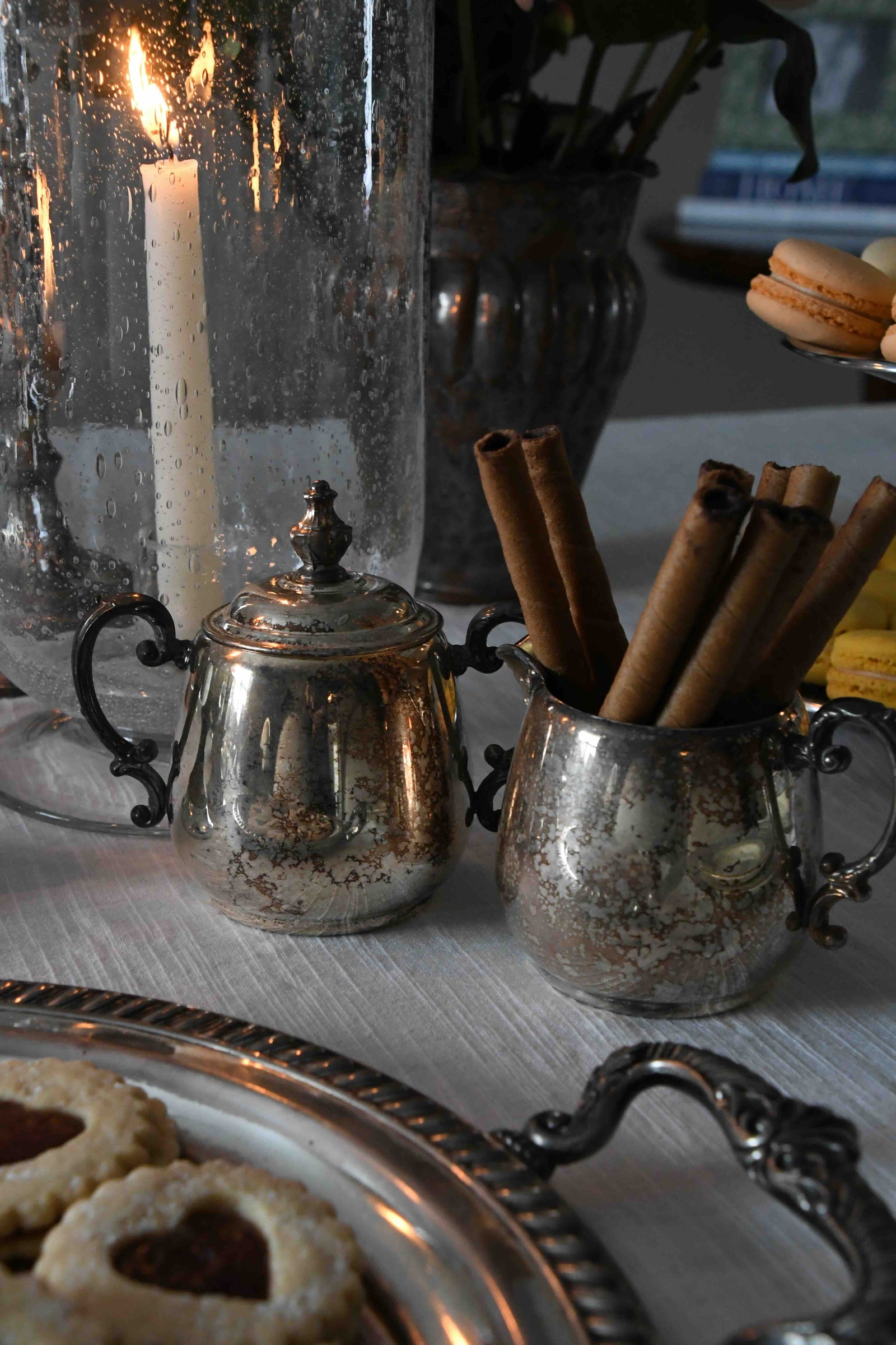 Vintage Silverplate Sugar and Creamer
