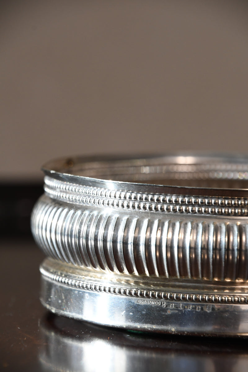 Vintage Silverplate Wine Coaster