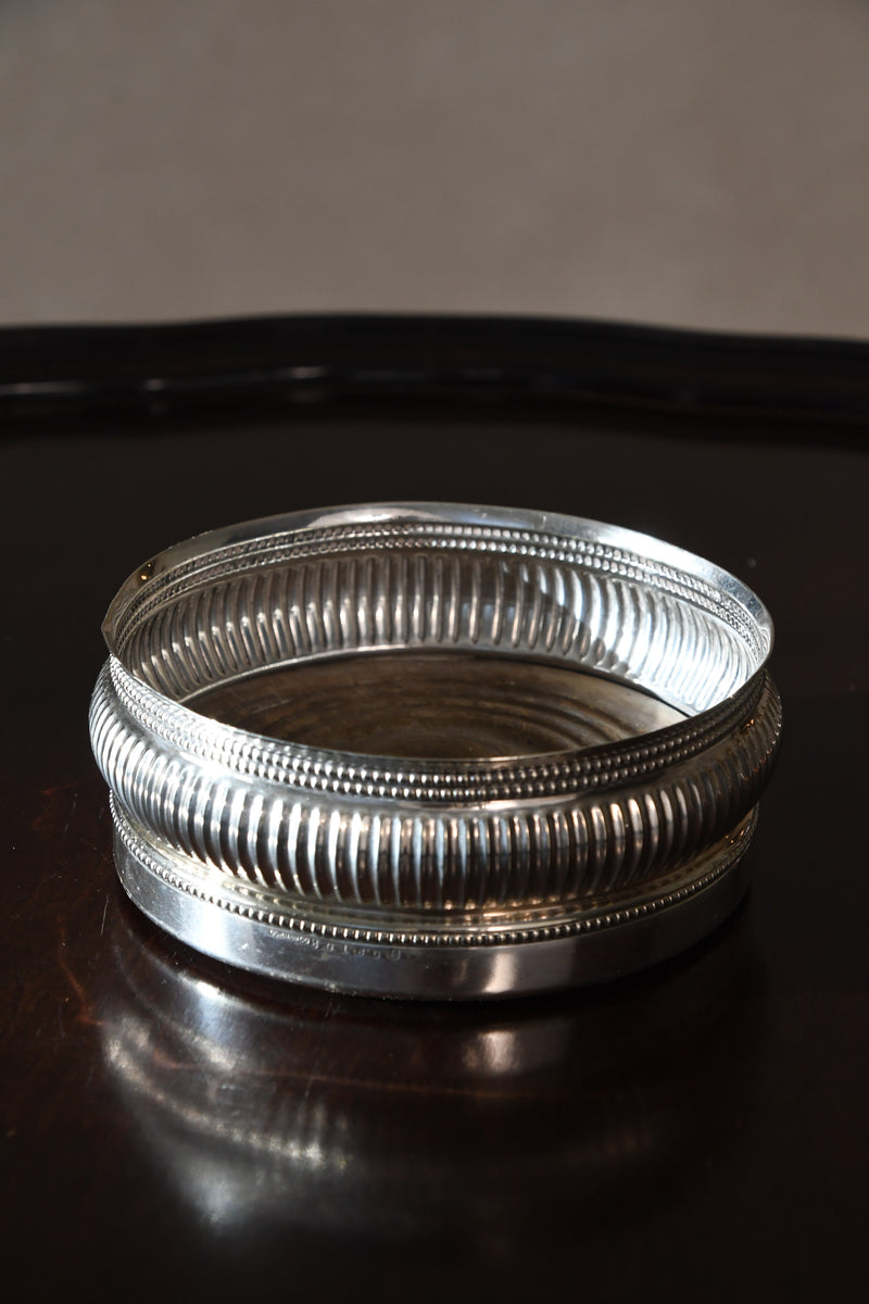 Vintage Silverplate Wine Coaster