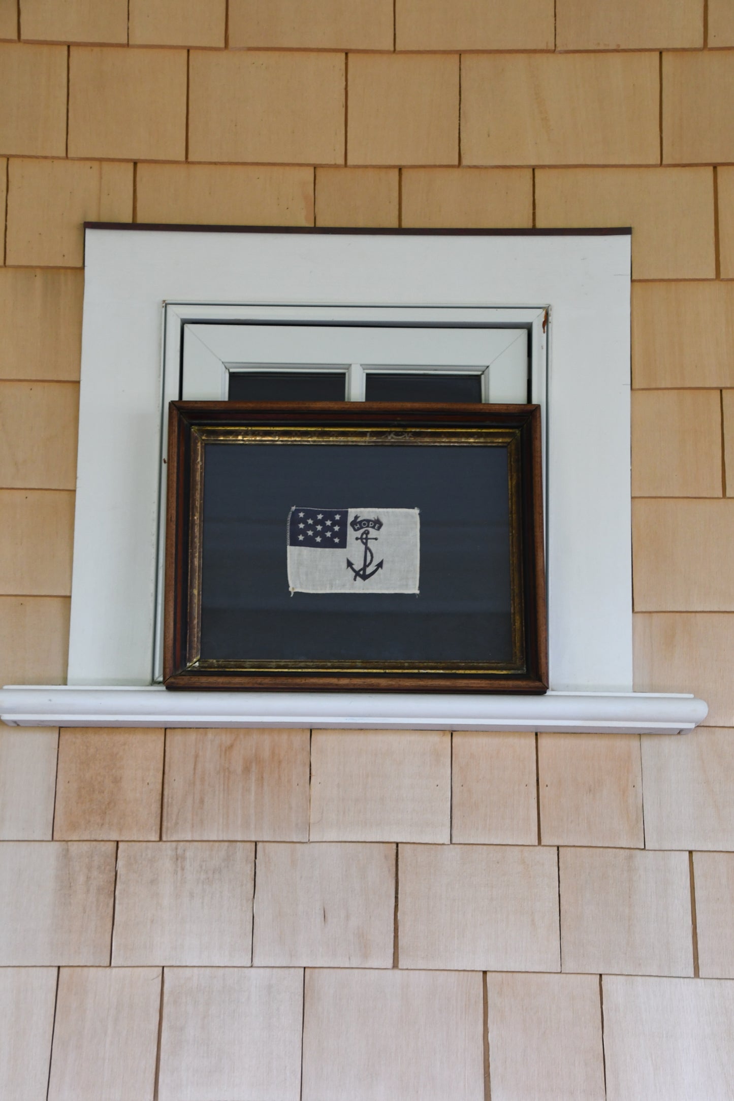 Framed Vintage Rhode Island State Flag