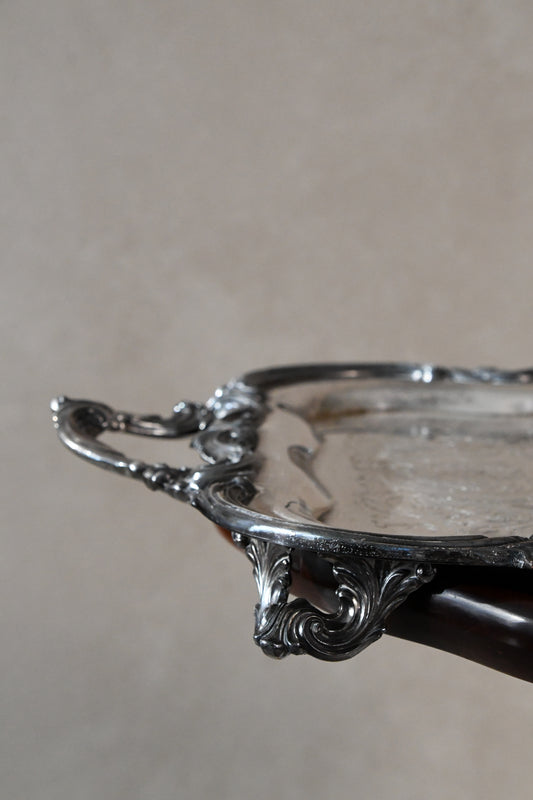 Large Vintage Silverplate Tray