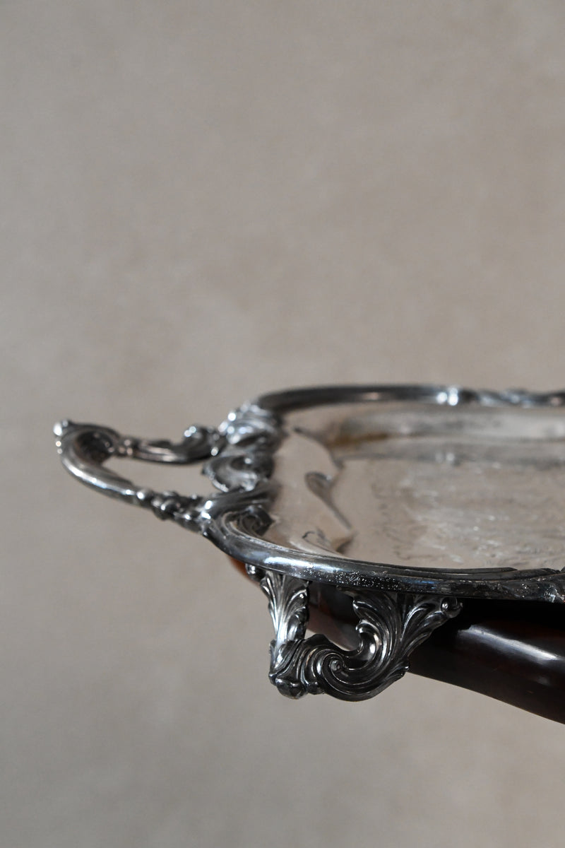 Large Vintage Silverplate Tray