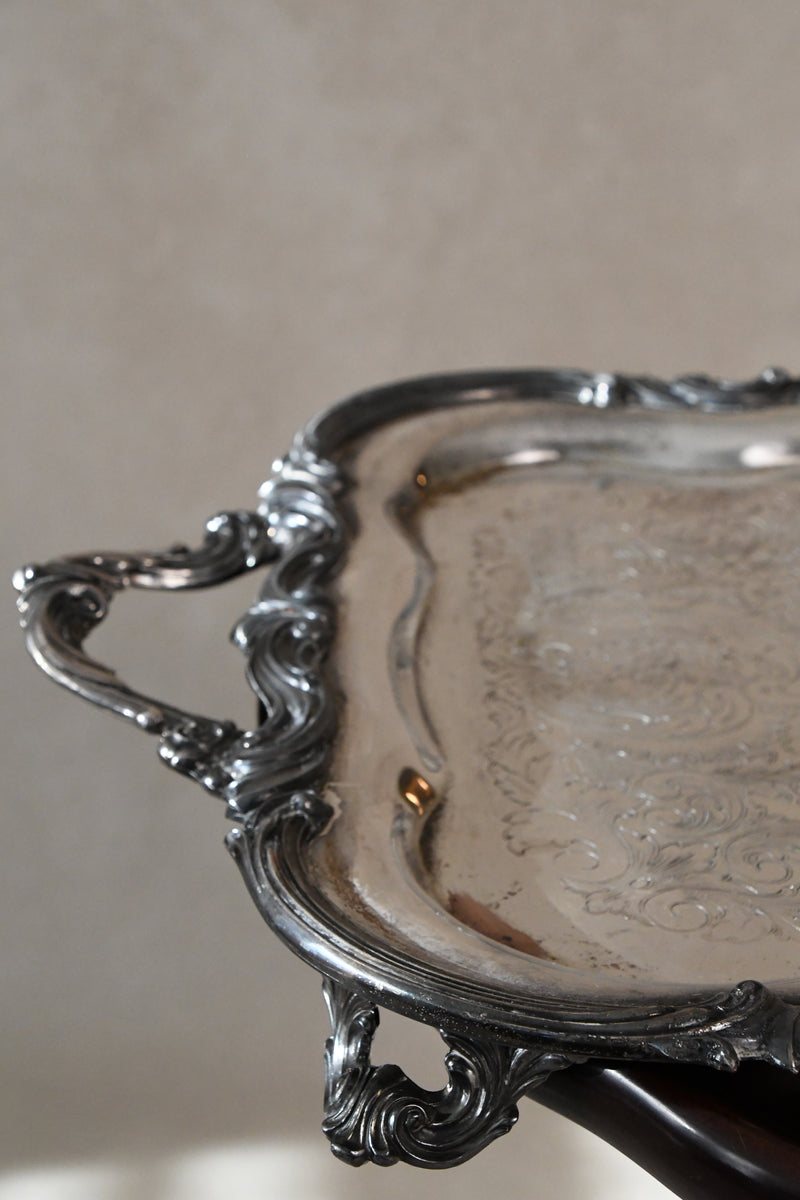 Large Vintage Silverplate Tray