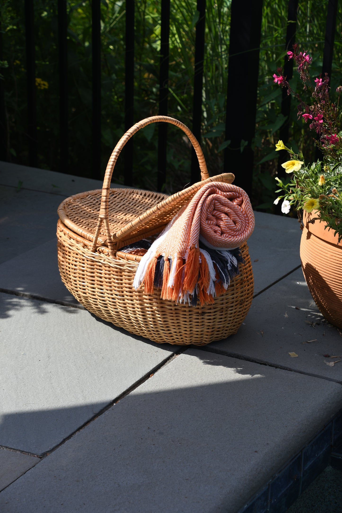 Handwoven Picnic Basket