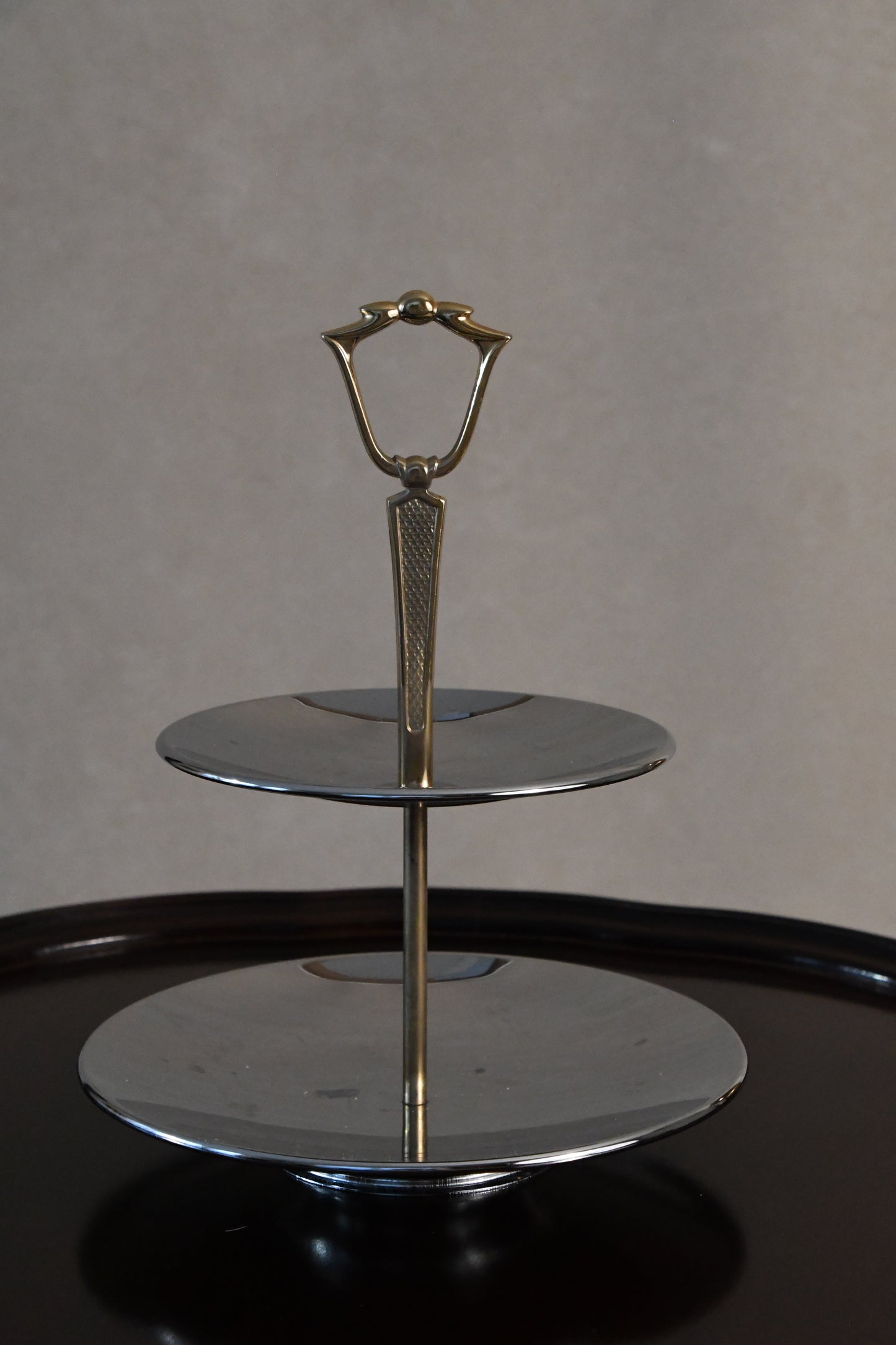 Vintage Kromex Two Tiered Tray