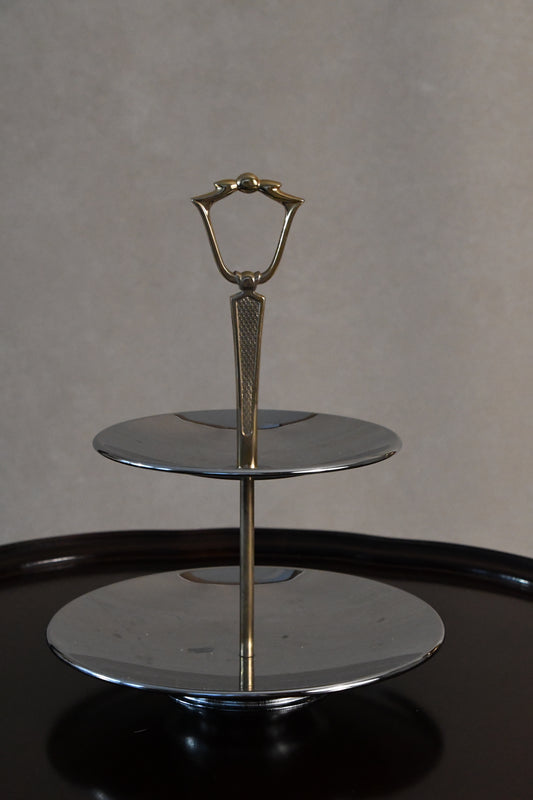 Vintage Kromex Two Tiered Tray