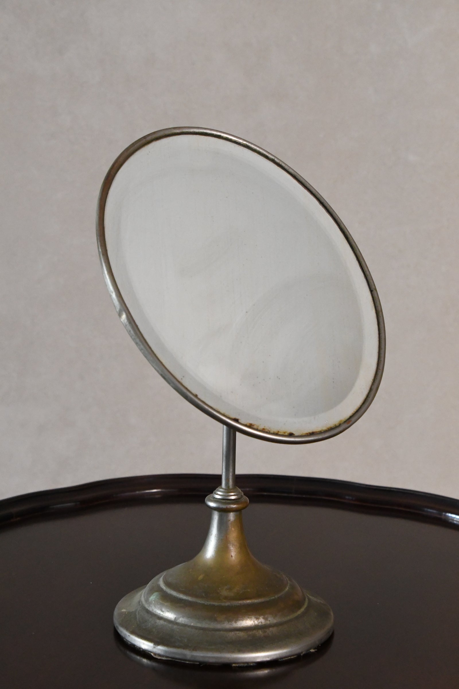 Antique Nickel Plated Standing Vanity