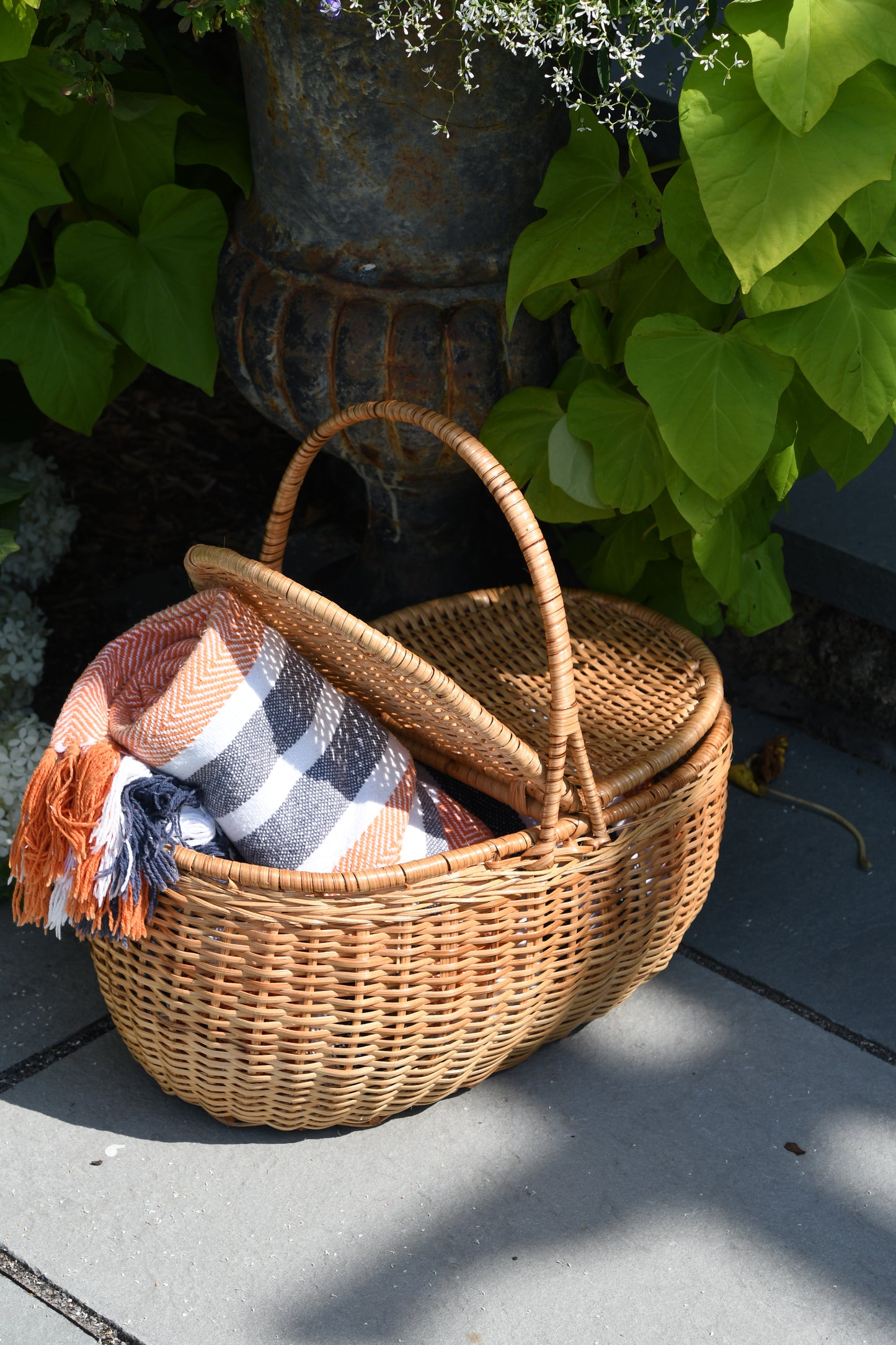 Handwoven Picnic Basket