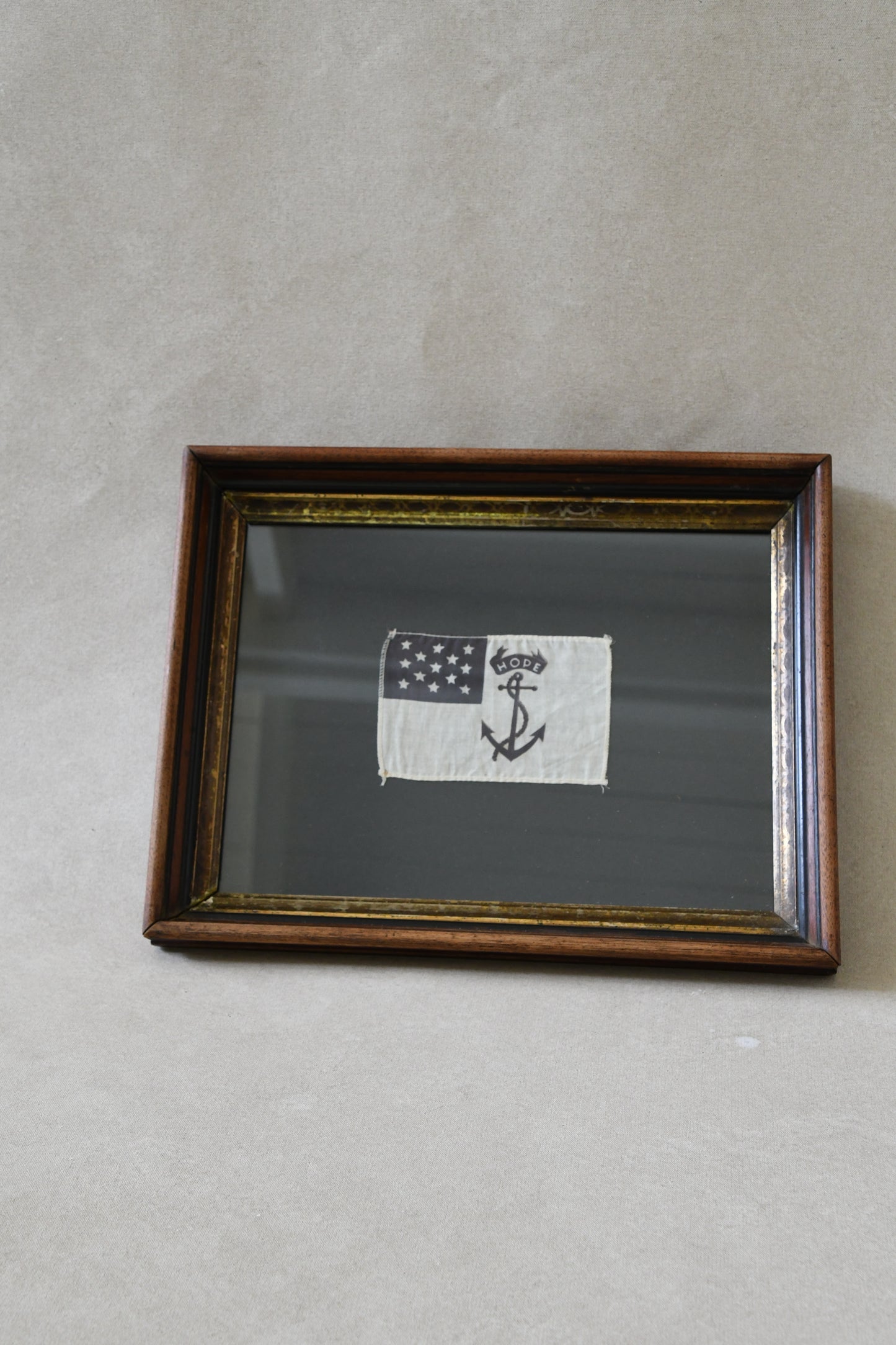 Framed Vintage Rhode Island State Flag