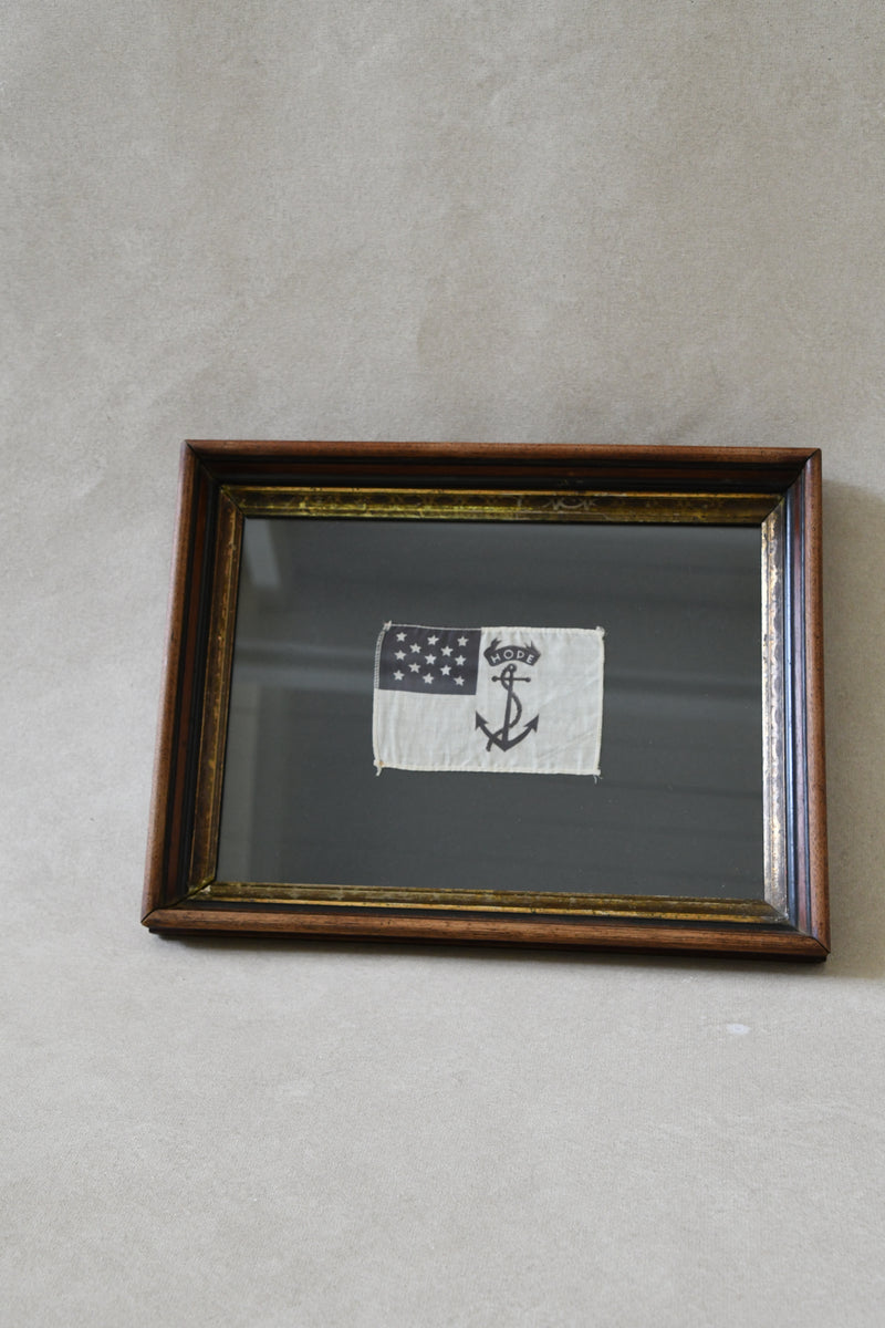 Framed Vintage Rhode Island State Flag