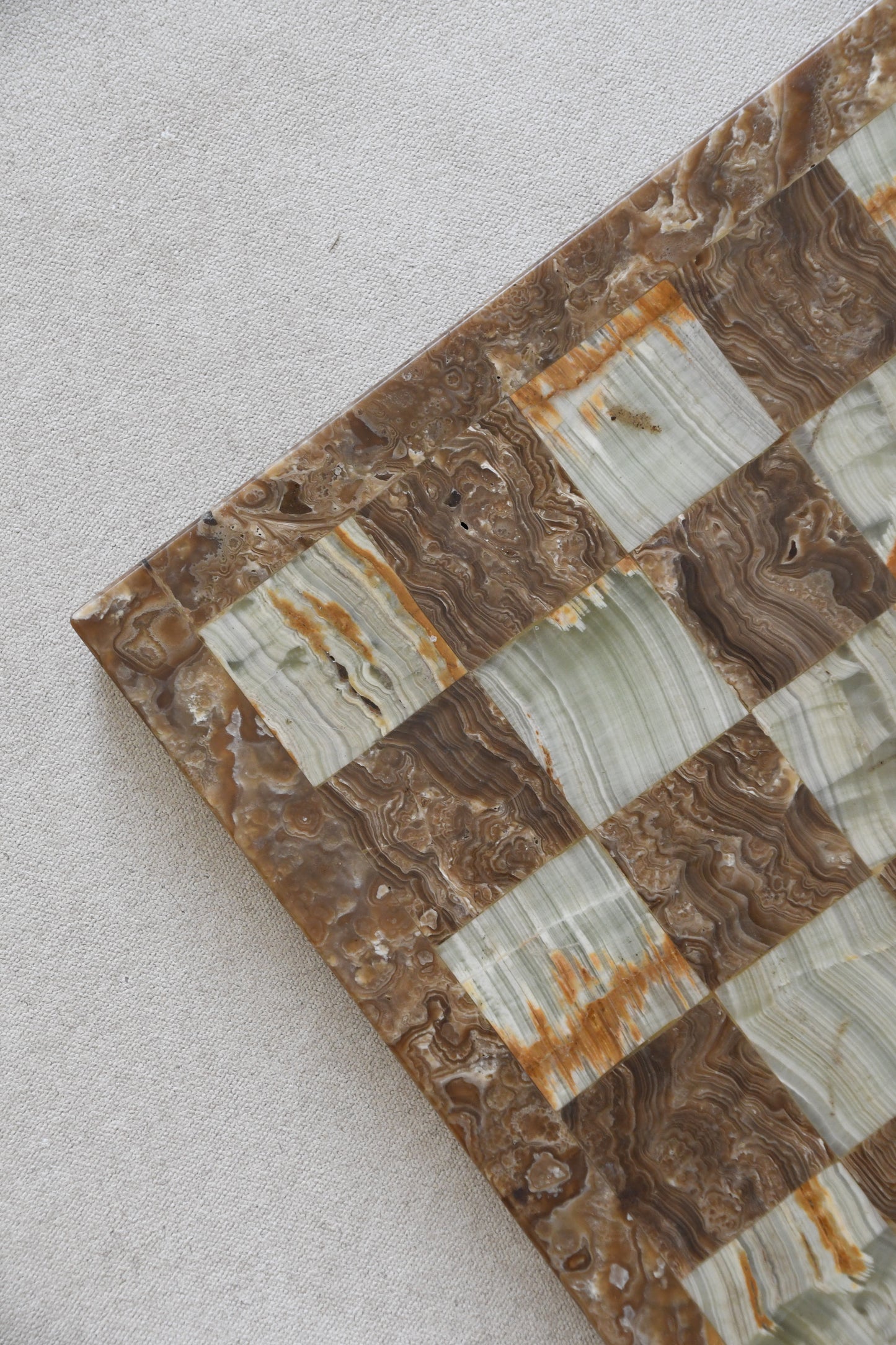 Vintage Marble Chessboard