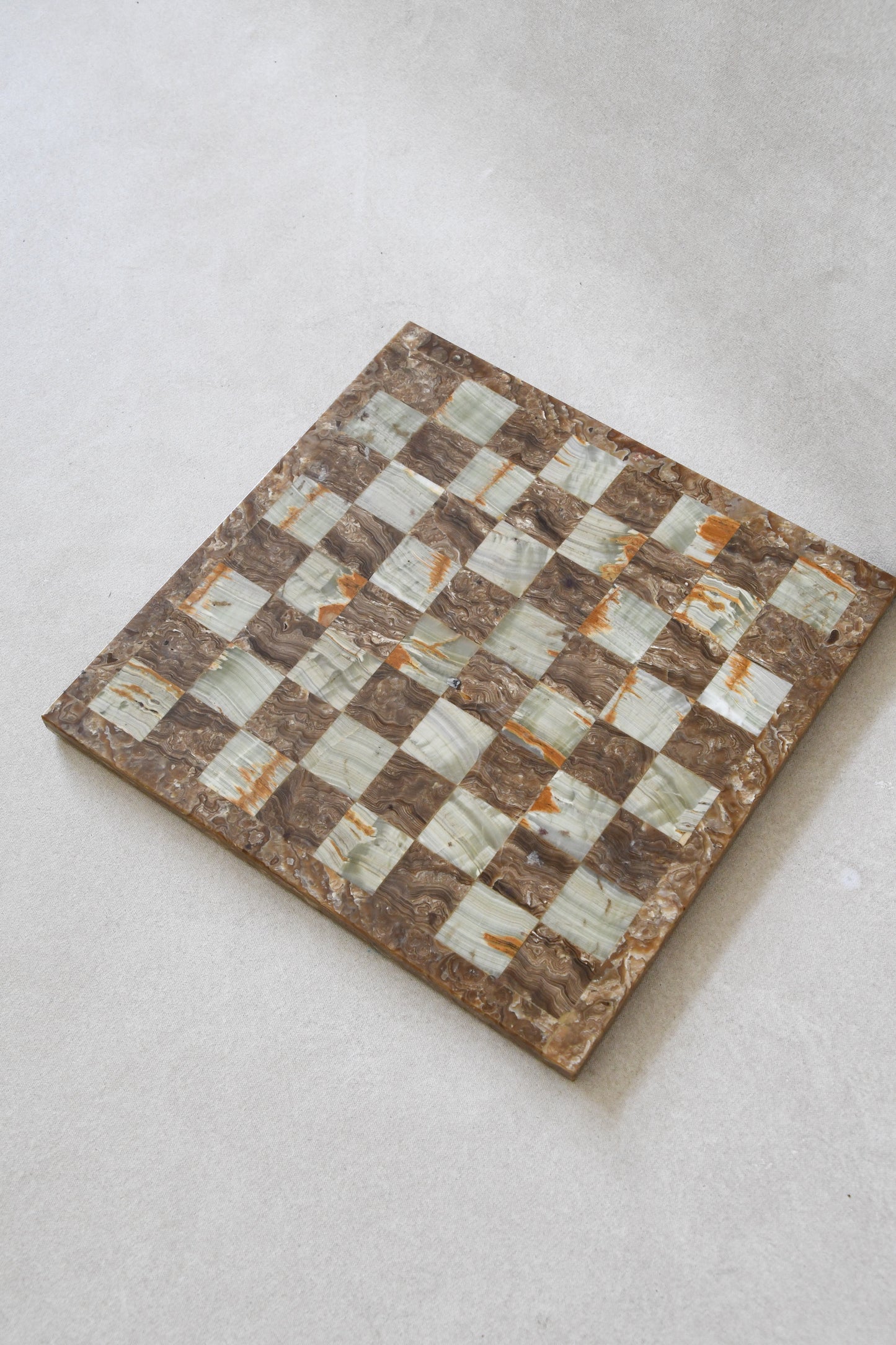 Vintage Marble Chessboard