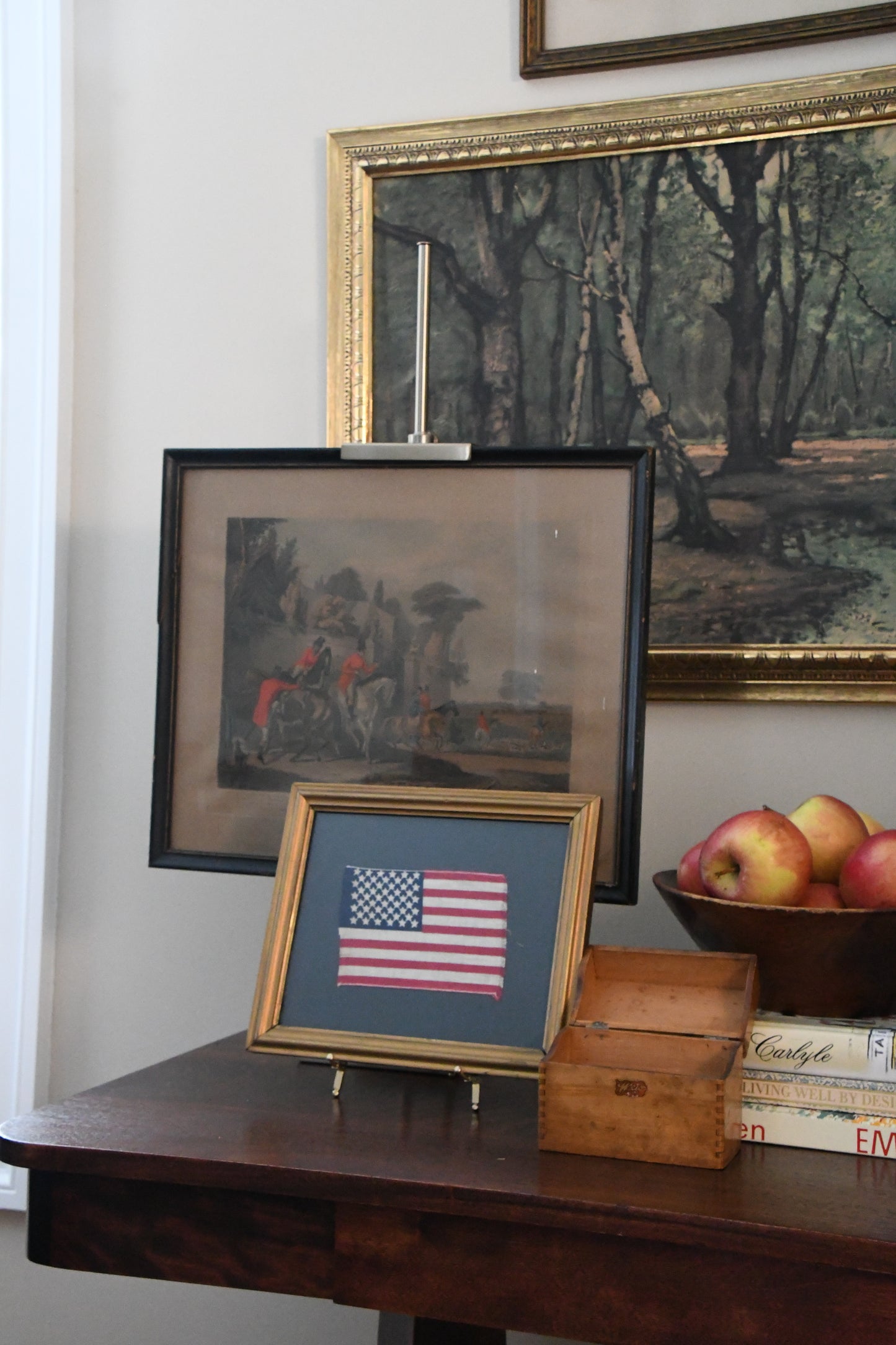 Vintage Framed Equestrian Print