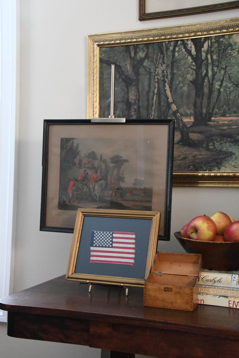 Vintage Framed Equestrian Print