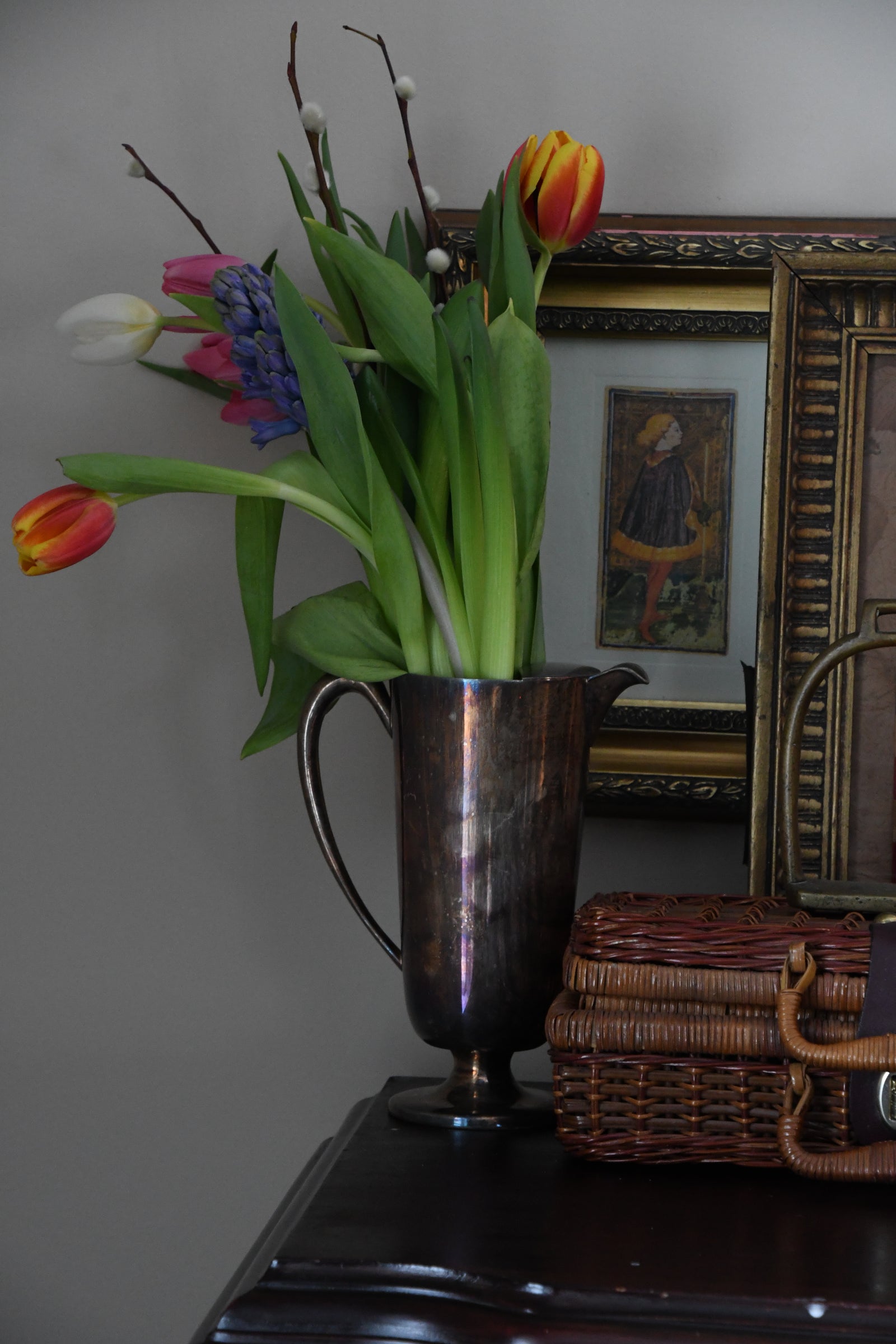 Vintage Silver Plate Water Pitcher