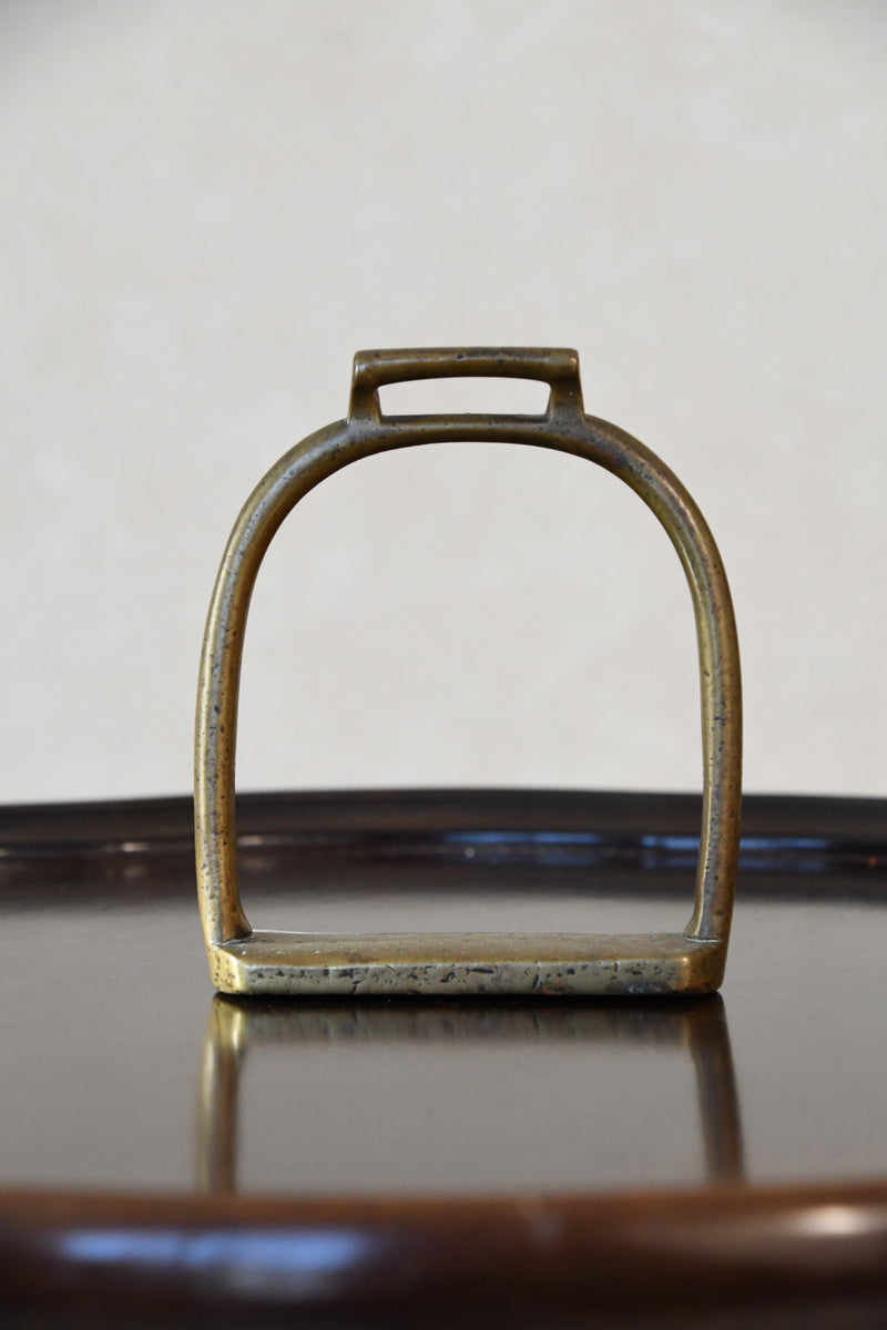 Vintage Brass Horse Stirrup Paperweight