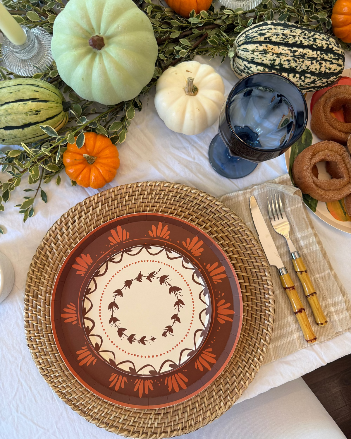 Fleur Dinner Plate Set - Cider