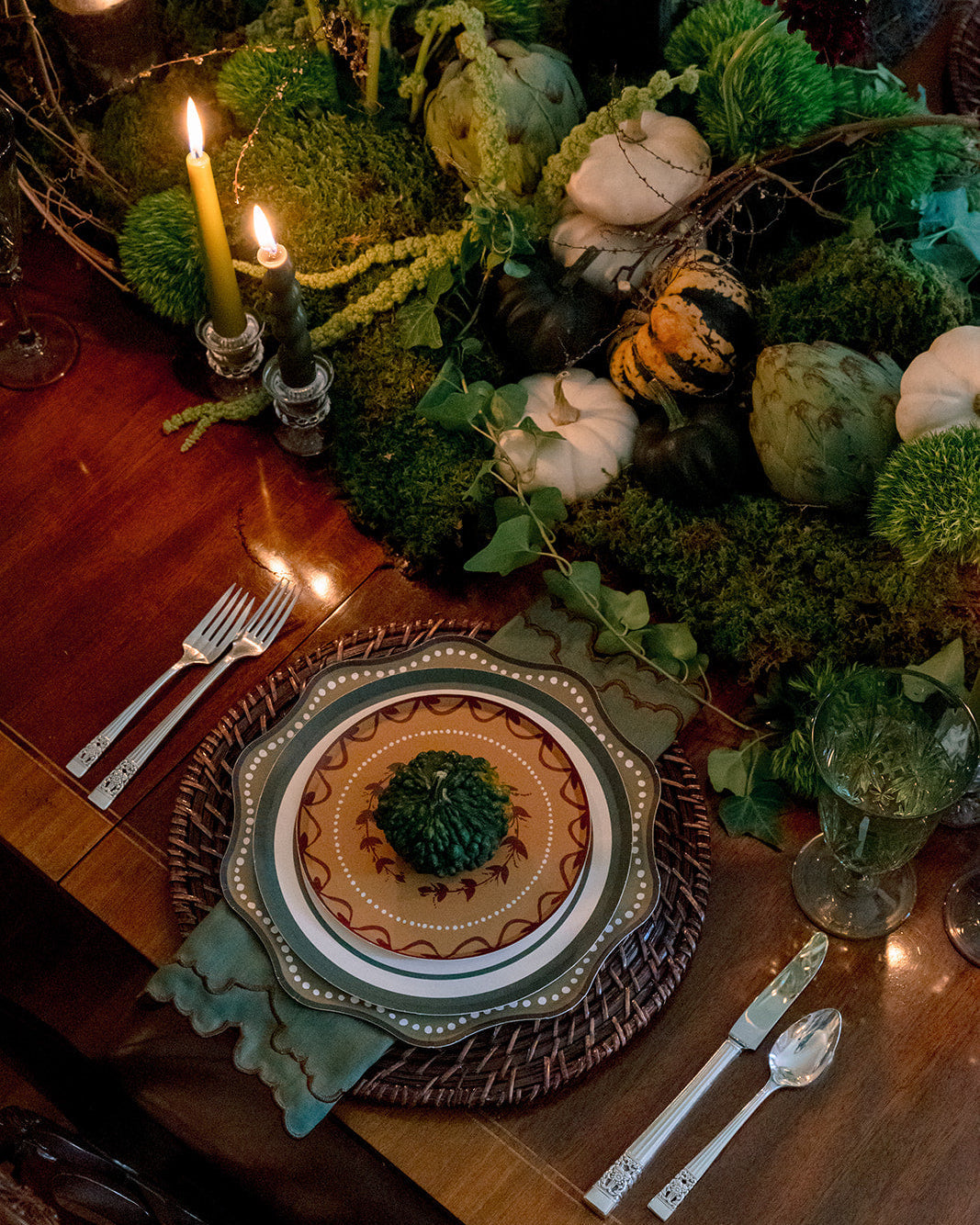 Fête Hors d'Oeuvres Plate Set - Maple