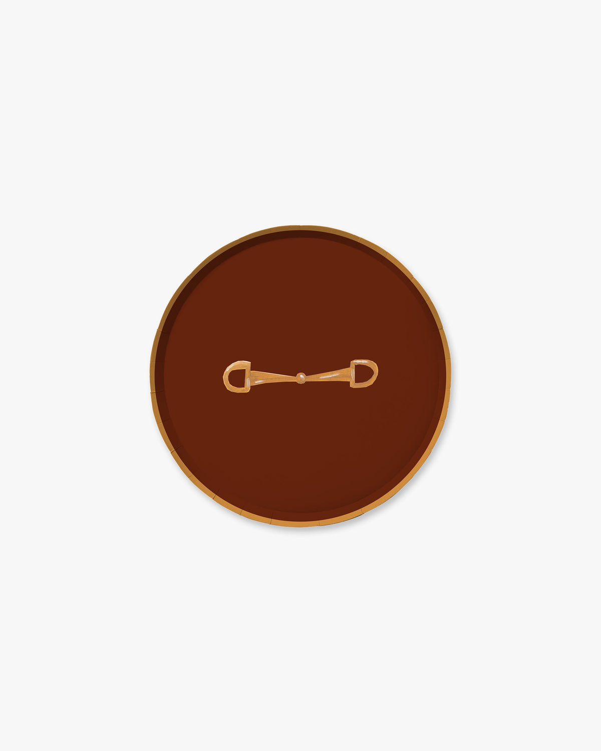 The Rider Duo Hors d'Oeuvres Plate Set - Cherry Wood