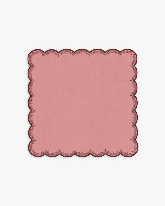 Aster Napkin in rose