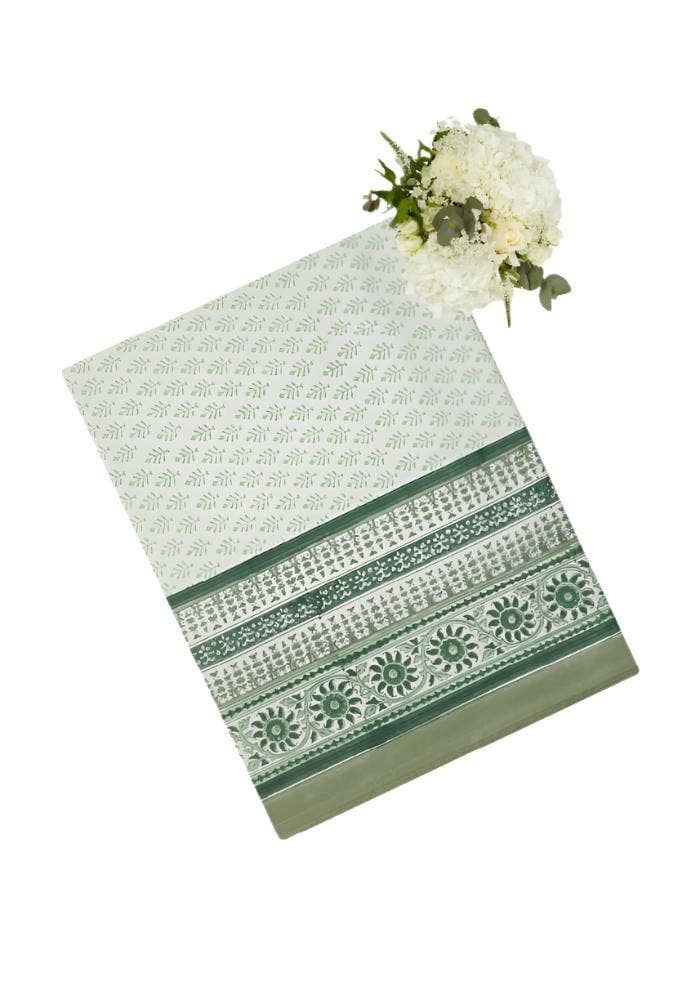 Cotswold Green Tablecloth