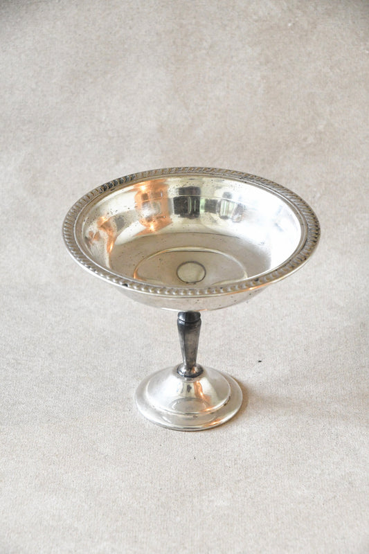 Vintage Silverplate Footed Compote