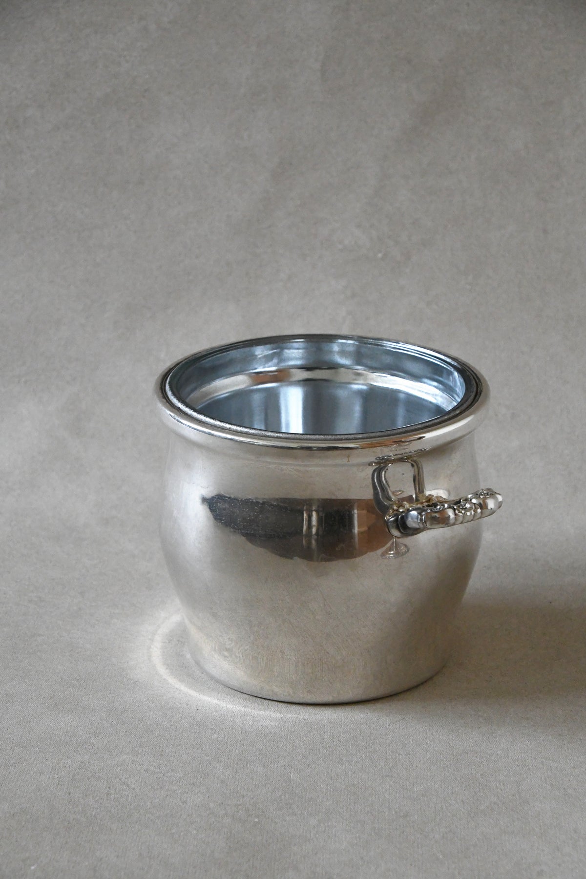 Vintage International Silver Countess Ice Bucket, lid removed