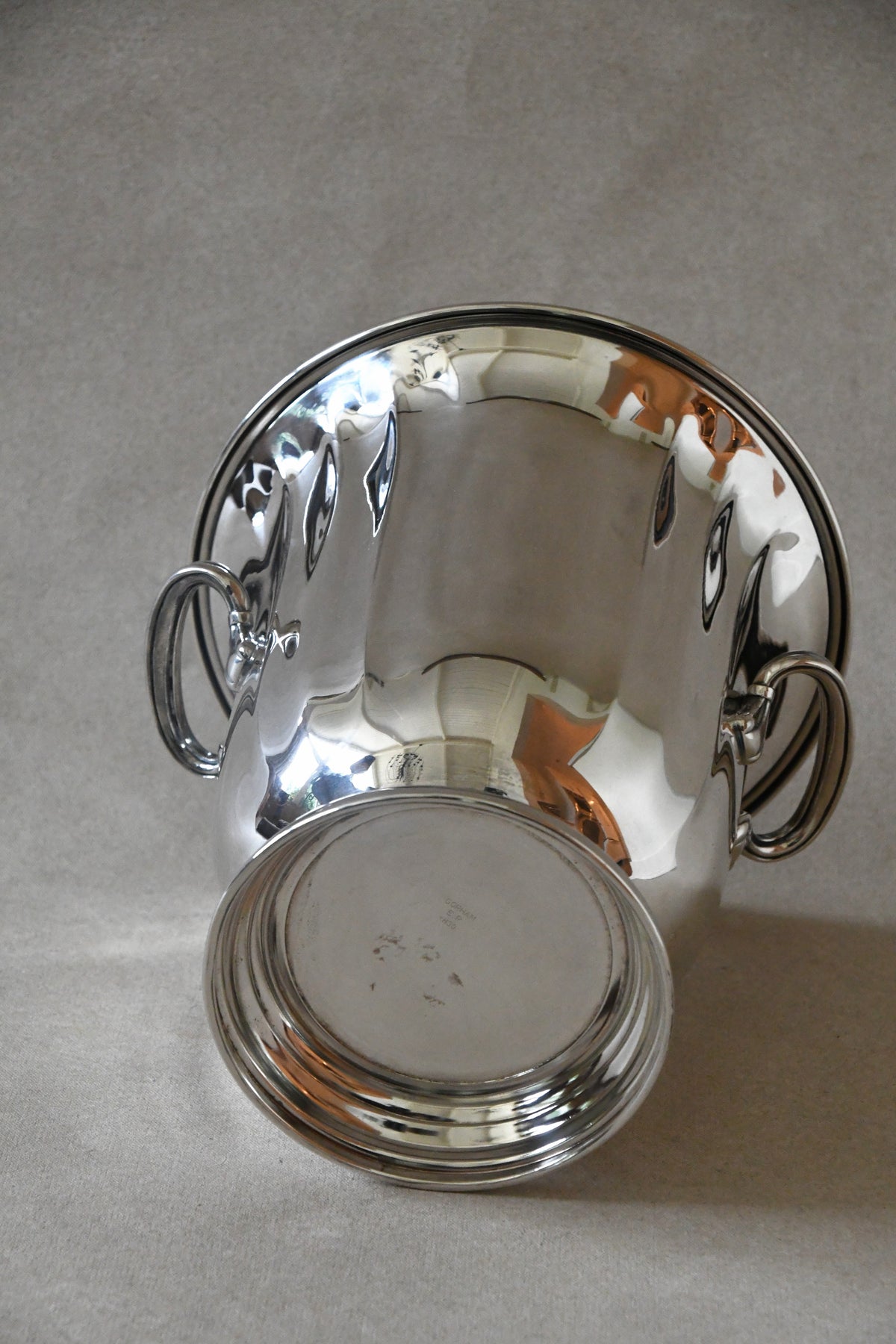 Gorham maker's mark on the base