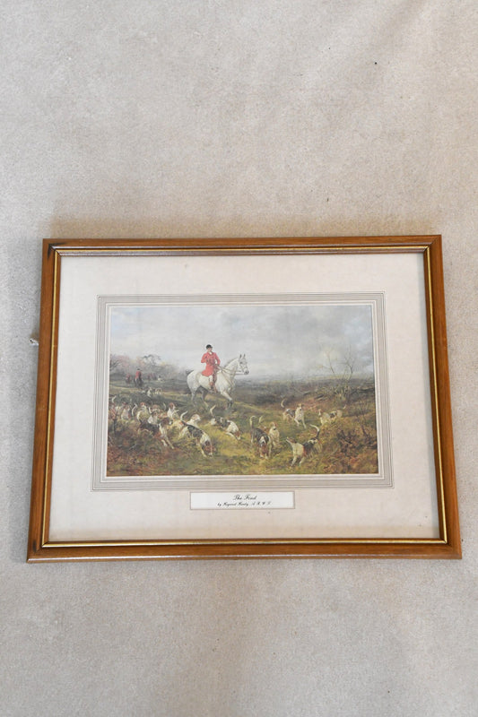 Vintage Heywood Hardy "The Find" Framed Print