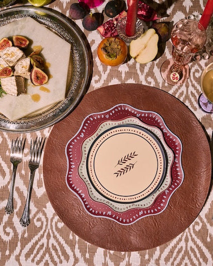 Rodeo Dinner Plate Set - Rouge